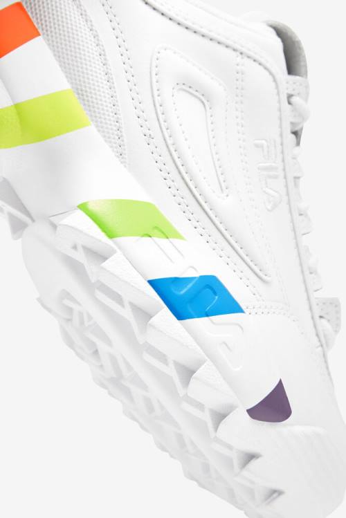 Fila Disruptor 2 Naisten Pride Tennarit Valkoinen Monivärinen | Fila496DL