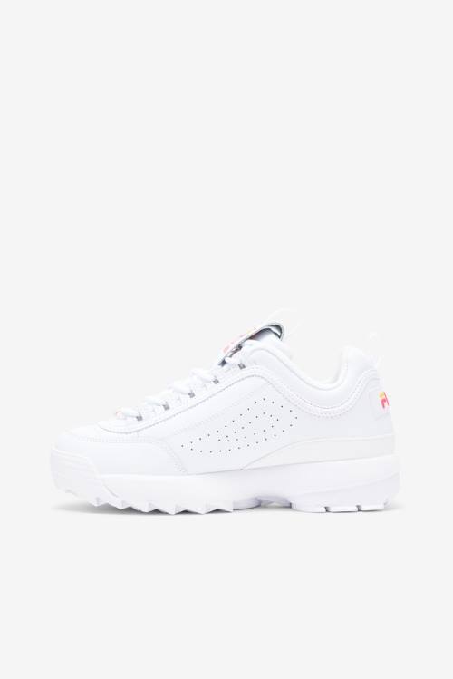 Fila Disruptor 2 Naisten Stitch Tennarit Valkoinen Pinkki Oranssi | Fila524LF