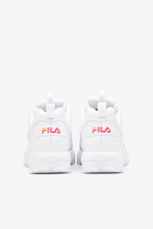 Fila Disruptor 2 Naisten Stitch Tennarit Valkoinen Pinkki Oranssi | Fila524LF