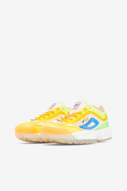 Fila Disruptor 2 Naisten Tl Tennarit Valkoinen Pinkki Sininen | Fila846VG