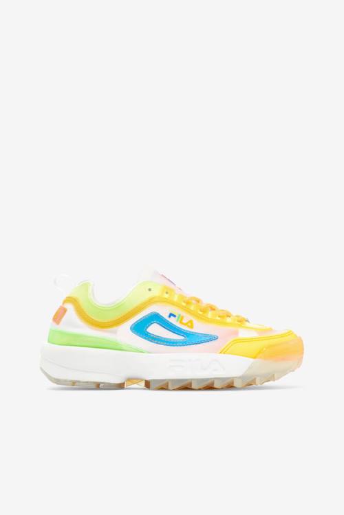 Fila Disruptor 2 Naisten Tl Tennarit Valkoinen Pinkki Sininen | Fila846VG