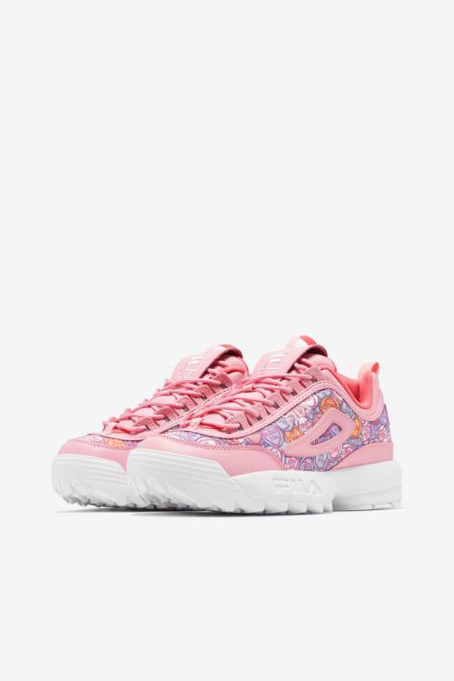 Fila Disruptor 2 Naisten Valentine's Day Tennarit Koralli Pinkki Pinkki Valkoinen | Fila427EQ
