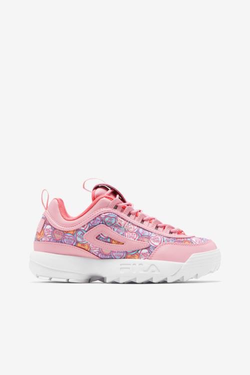 Fila Disruptor 2 Naisten Valentine\'s Day Tennarit Koralli Pinkki Pinkki Valkoinen | Fila427EQ