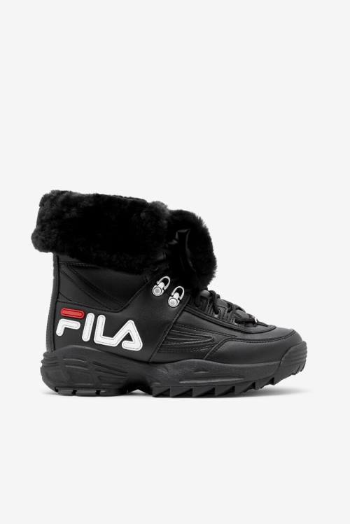Fila Disruptor Naisten Saappaat Mustat Valkoinen Punainen | Fila486FE