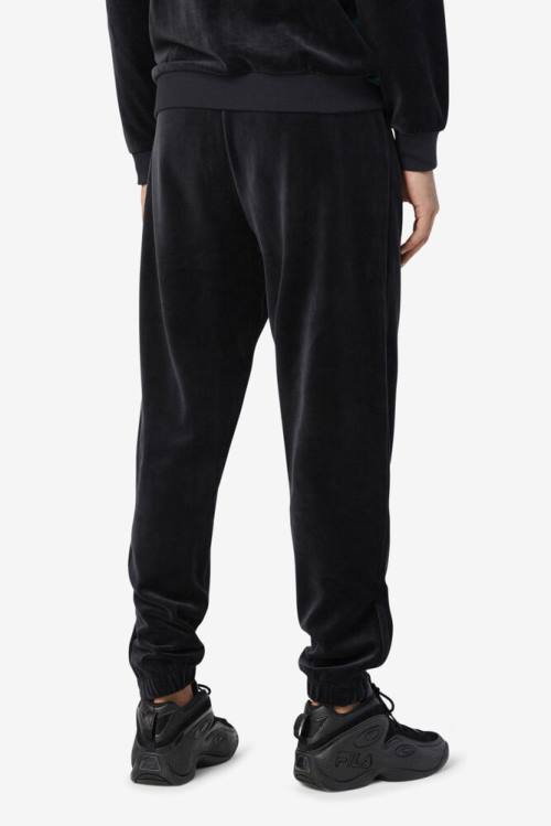 Fila Dortmund Velour Jogger Miesten Housut Mustat | Fila127ID