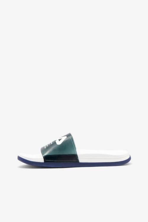 Fila Drifter Luxe Clear Naisten Rantasandaalit Laivastonsininen Valkoinen Laivastonsininen | Fila690MV