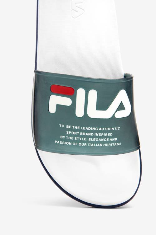 Fila Drifter Luxe Clear Naisten Rantasandaalit Laivastonsininen Valkoinen Laivastonsininen | Fila690MV