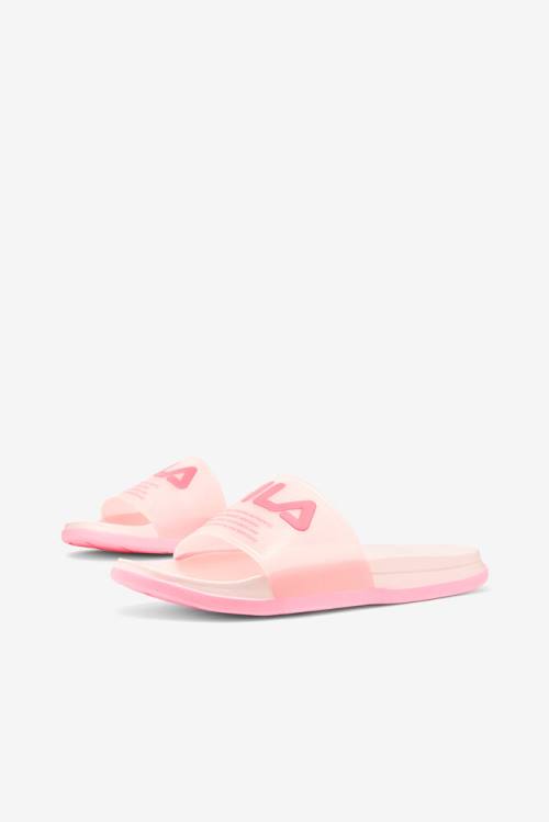 Fila Drifter Luxe Clear Naisten Rantasandaalit Pinkki | Fila837EZ