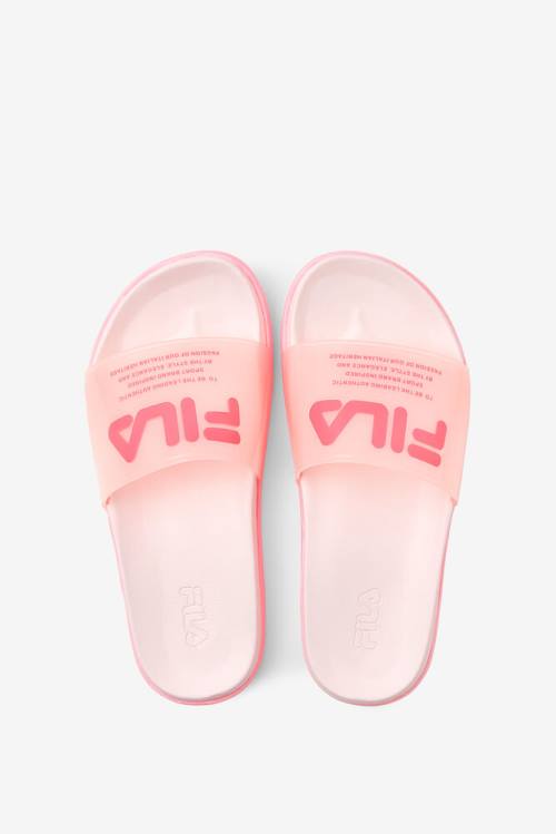 Fila Drifter Luxe Clear Naisten Rantasandaalit Pinkki | Fila837EZ
