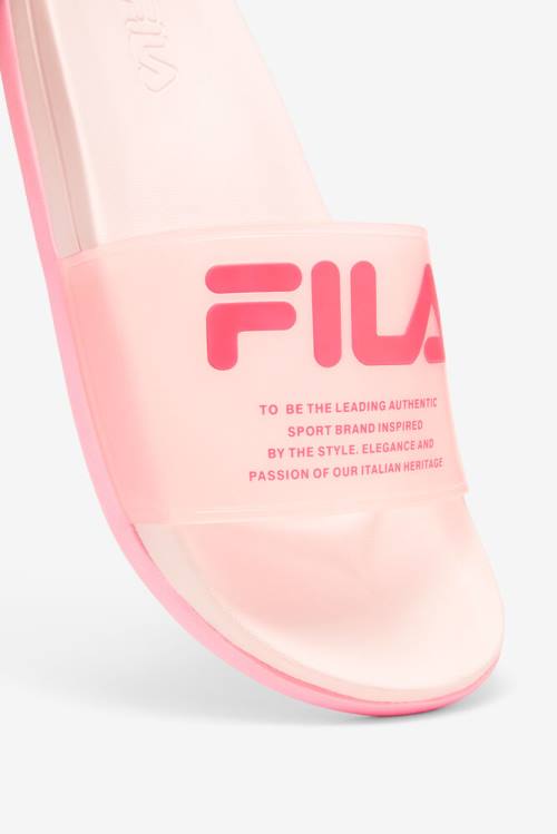 Fila Drifter Luxe Clear Naisten Rantasandaalit Pinkki | Fila837EZ