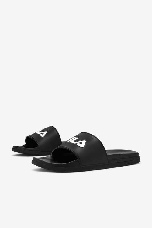 Fila Drifter Luxe Miesten Rantasandaalit Mustat Punainen Valkoinen | Fila742TR