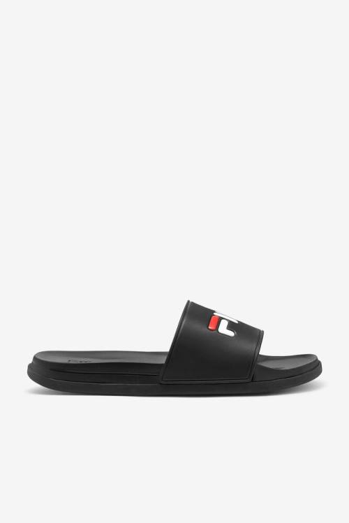 Fila Drifter Luxe Miesten Rantasandaalit Mustat Punainen Valkoinen | Fila742TR