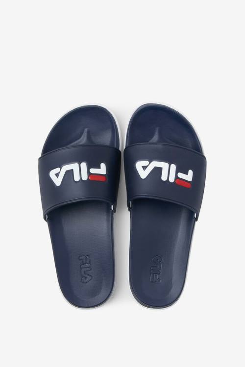 Fila Drifter Luxe Miesten Rantasandaalit Laivastonsininen Valkoinen | Fila745QD