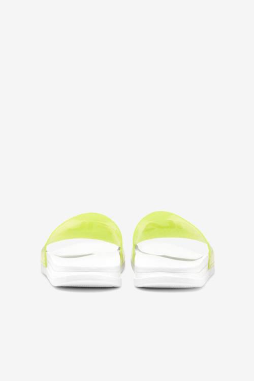 Fila Drifter Luxe Repeat Naisten Rantasandaalit Valkoinen Keltainen | Fila681SF