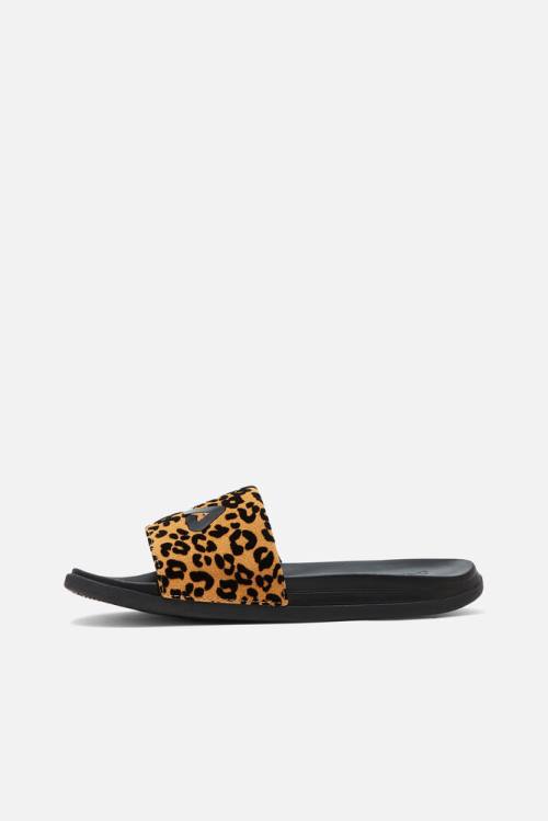 Fila Drifter Luxe Wild Naisten Rantasandaalit Mustat Leopardi | Fila479IE
