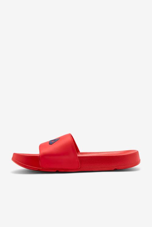 Fila Drifter Miesten Rantasandaalit Punainen Laivastonsininen Valkoinen | Fila290WO