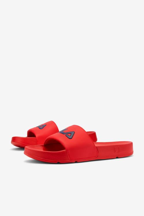 Fila Drifter Miesten Rantasandaalit Punainen Laivastonsininen Valkoinen | Fila290WO