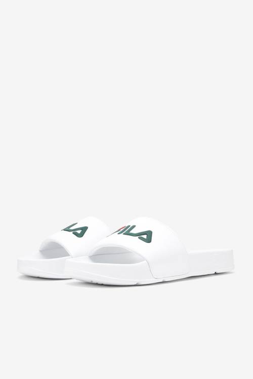 Fila Drifter Miesten Rantasandaalit Valkoinen Punainen | Fila379WP