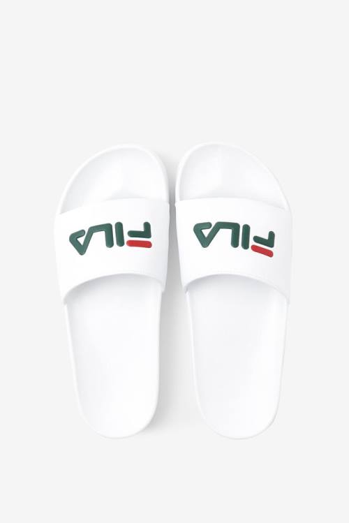 Fila Drifter Miesten Rantasandaalit Valkoinen Punainen | Fila379WP