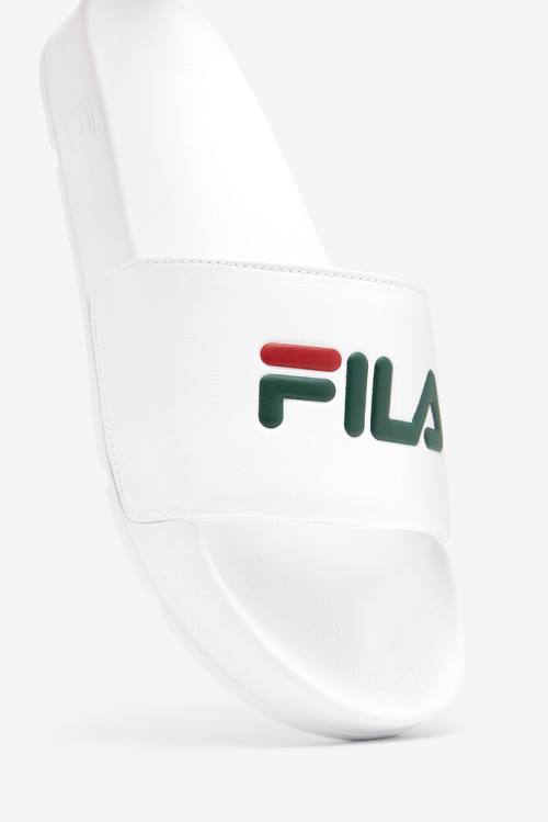 Fila Drifter Miesten Rantasandaalit Valkoinen Punainen | Fila379WP