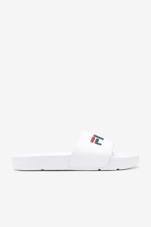 Fila Drifter Miesten Rantasandaalit Valkoinen Punainen | Fila379WP