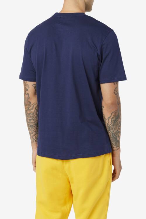 Fila Eagle Tee Miesten T Paidat Laivastonsininen | Fila183VR