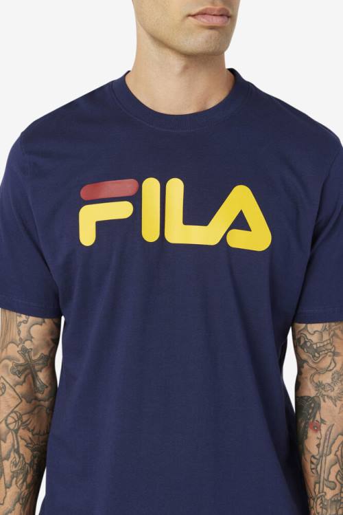 Fila Eagle Tee Miesten T Paidat Laivastonsininen | Fila183VR