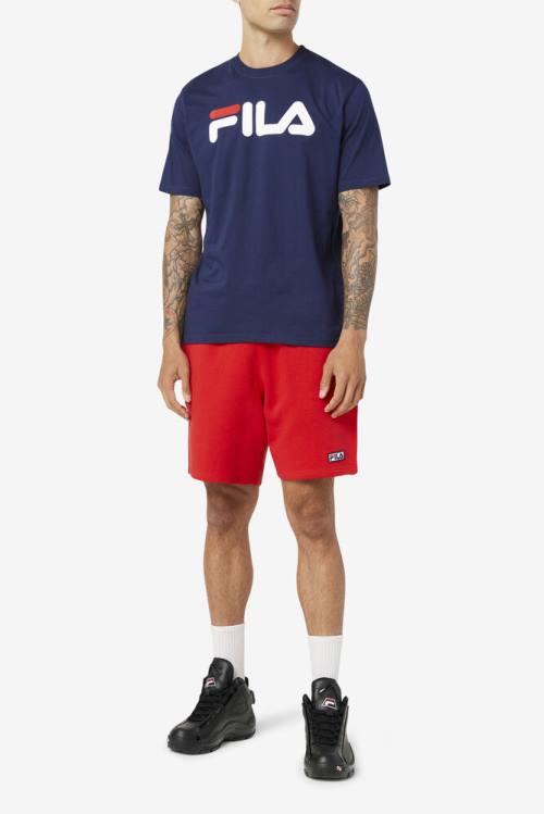 Fila Eagle Tee Miesten T Paidat Laivastonsininen Valkoinen Punainen | Fila329YS