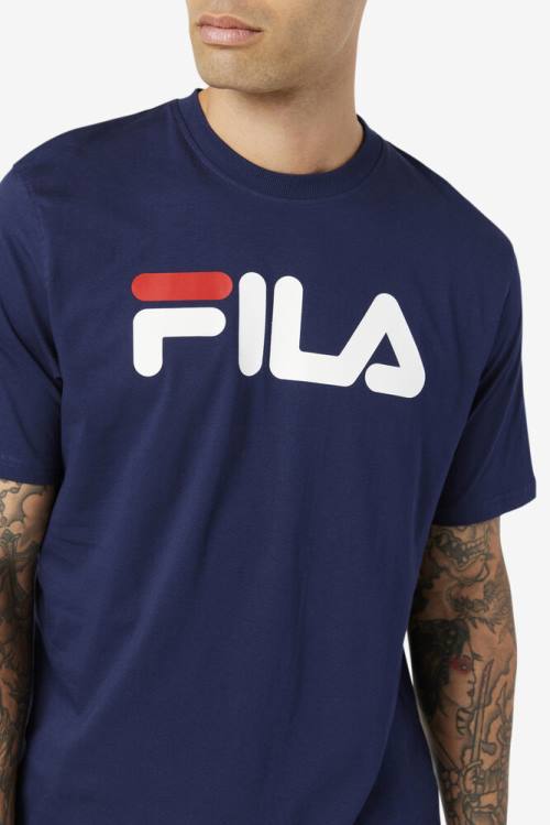 Fila Eagle Tee Miesten T Paidat Laivastonsininen Valkoinen Punainen | Fila329YS