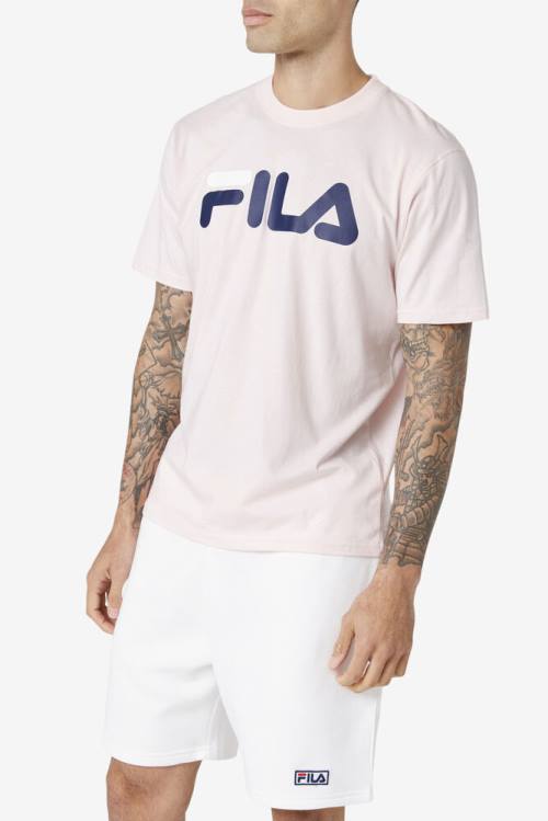Fila Eagle Tee Miesten T Paidat Pinkki Laivastonsininen Valkoinen | Fila689AF