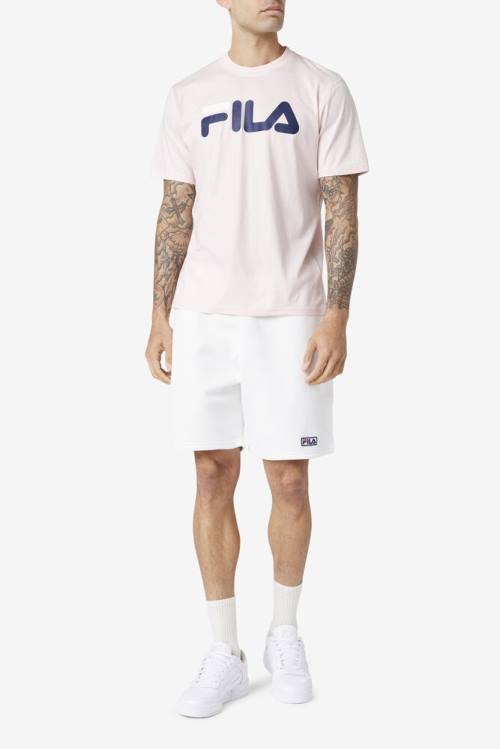 Fila Eagle Tee Miesten T Paidat Pinkki Laivastonsininen Valkoinen | Fila689AF