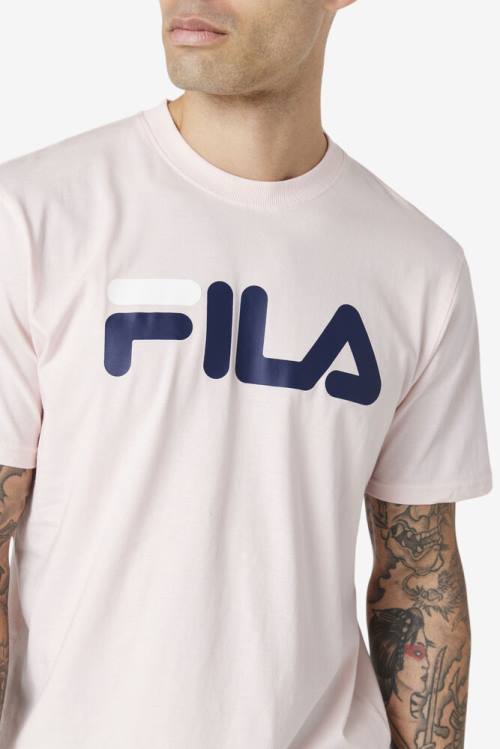Fila Eagle Tee Miesten T Paidat Pinkki Laivastonsininen Valkoinen | Fila689AF