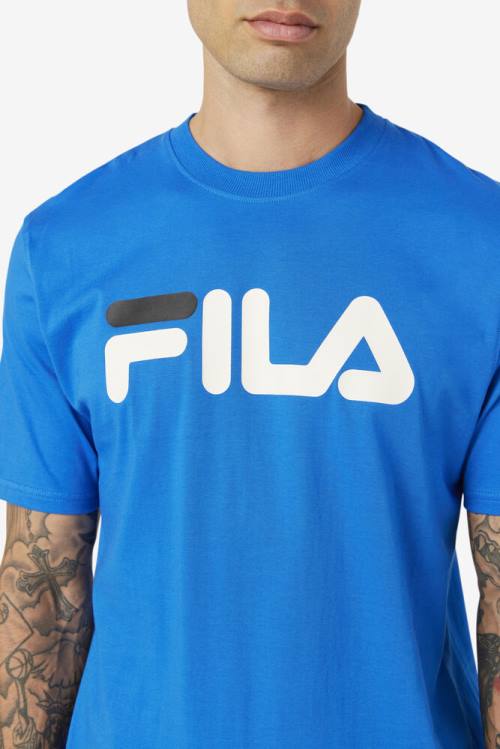 Fila Eagle Tee Miesten T Paidat Sininen Valkoinen Mustat | Fila267NC