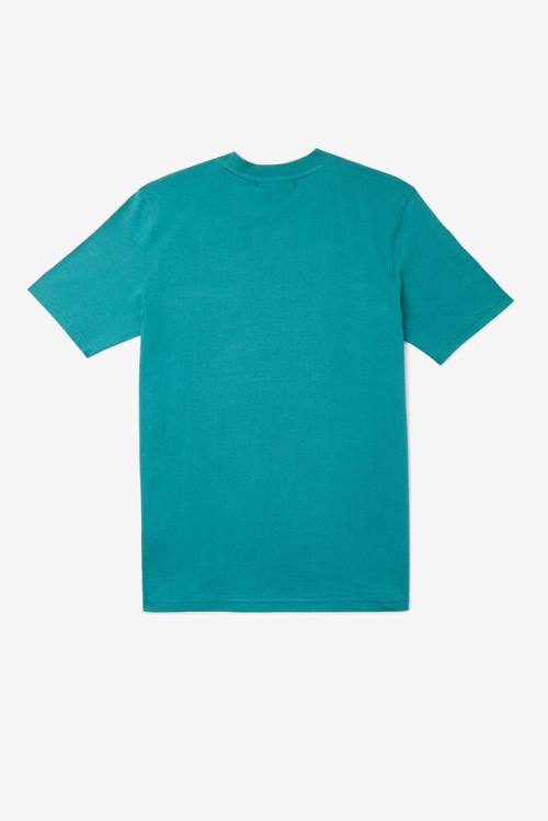 Fila Eagle Tee Miesten T Paidat Tummanturkoosi Valkoinen | Fila148KL