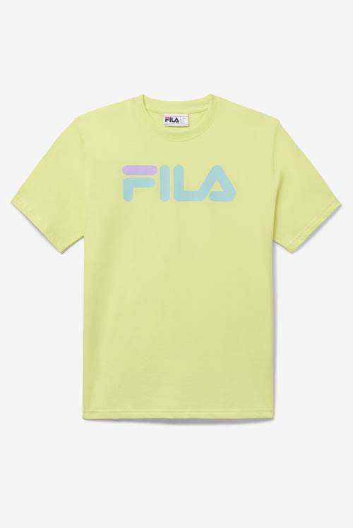 Fila Eagle Tee Miesten T Paidat Vaaleanvihreä Keltainen | Fila460KC