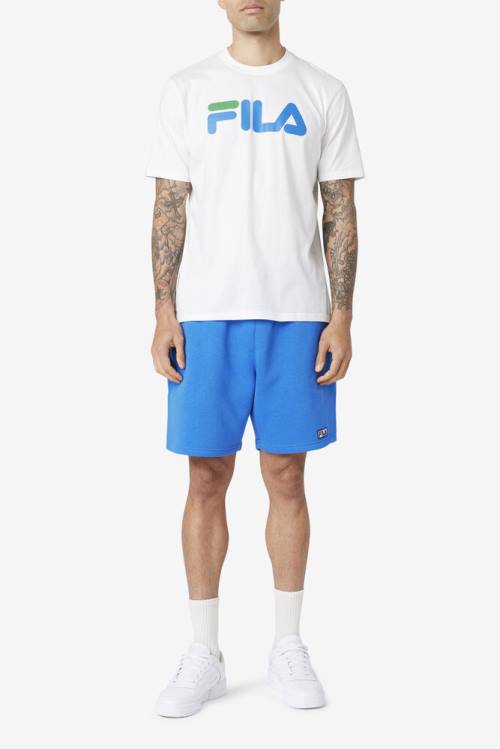 Fila Eagle Tee Miesten T Paidat Valkoinen Sininen | Fila082BP