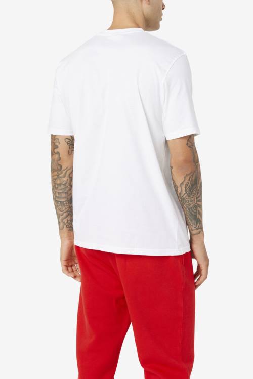 Fila Eagle Tee Miesten T Paidat Valkoinen | Fila136AH