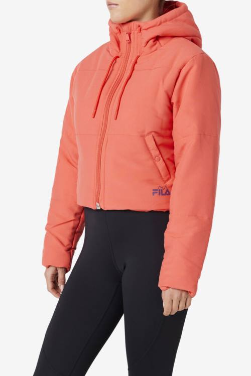 Fila Eden Puffer Naisten Takki Punainen | Fila329ER