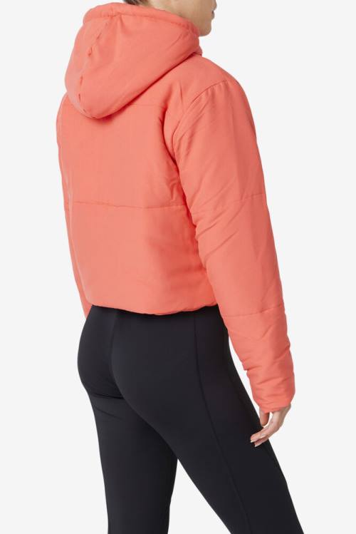 Fila Eden Puffer Naisten Takki Punainen | Fila329ER