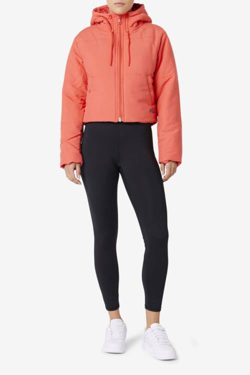 Fila Eden Puffer Naisten Takki Punainen | Fila329ER