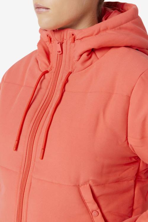 Fila Eden Puffer Naisten Takki Punainen | Fila329ER