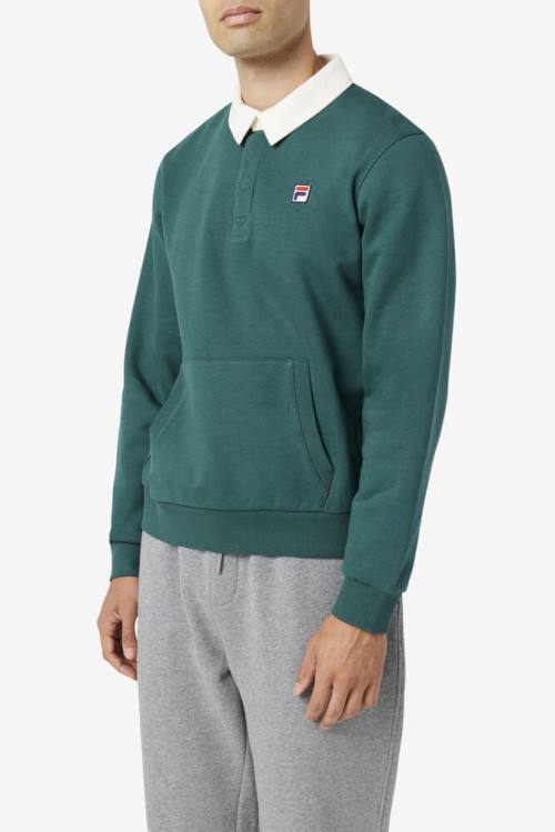 Fila Edison Fleece Rugby Miesten Puserot Valkoinen | Fila023DO