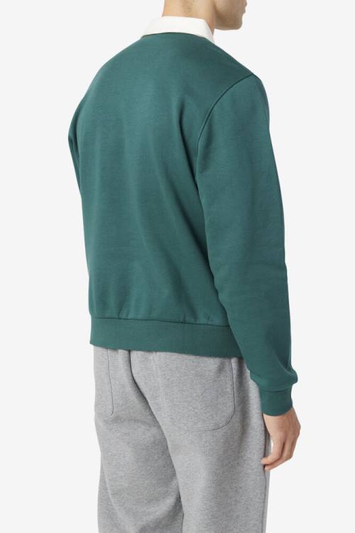 Fila Edison Fleece Rugby Miesten Puserot Valkoinen | Fila023DO
