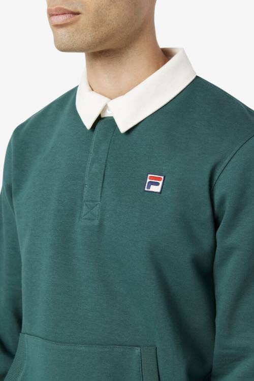 Fila Edison Fleece Rugby Miesten Puserot Valkoinen | Fila023DO