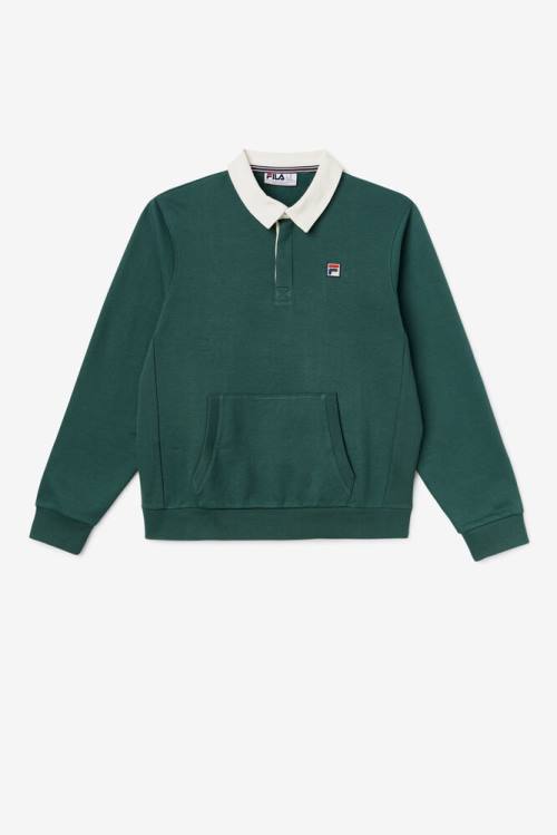 Fila Edison Fleece Rugby Miesten Puserot Valkoinen | Fila023DO