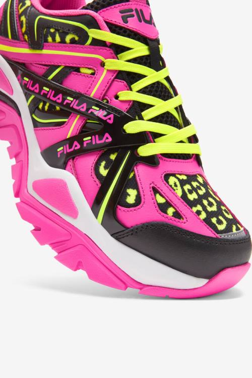 Fila Electrove 2 Naisten Tennarit Pinkki Mustat Valkoinen | Fila437ZM