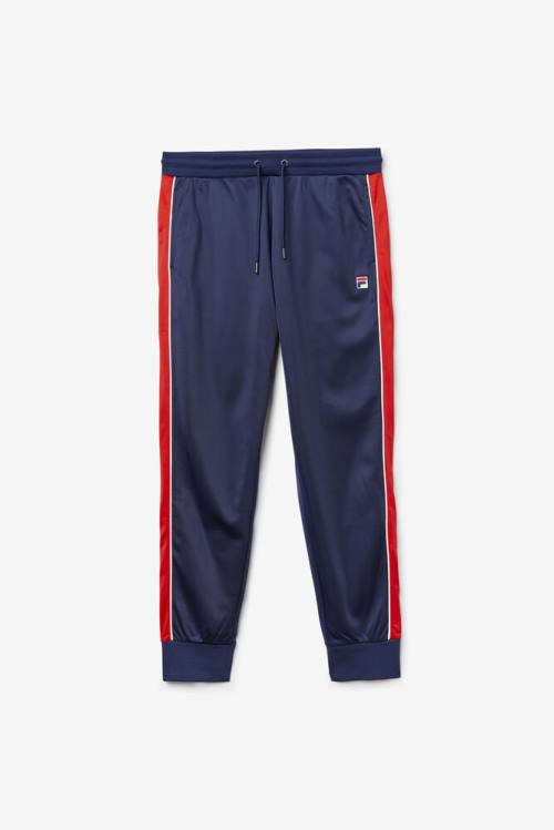 Fila Elijah Track Miesten Housut Laivastonsininen Punainen Valkoinen | Fila879SC