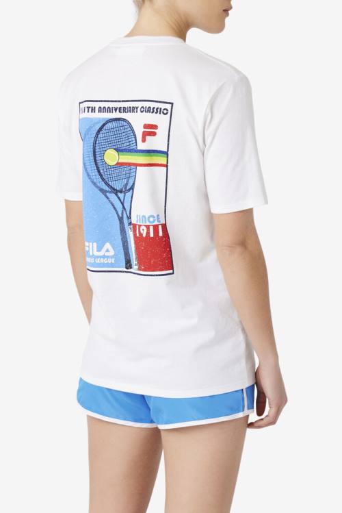 Fila Ellsie Tee Naisten T Paidat Valkoinen | Fila167FO