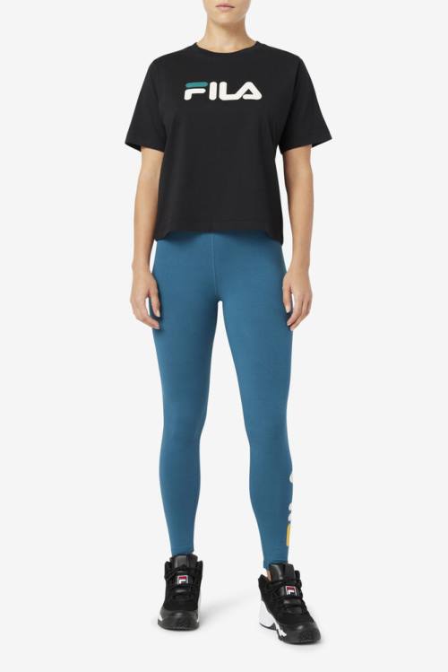 Fila Elora Naisten Leggingsit Sininen Koralli | Fila365ZW