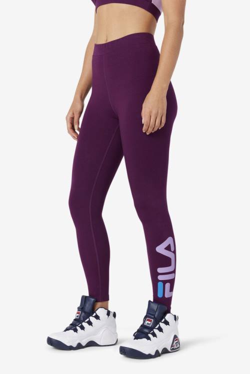 Fila Elora Naisten Leggingsit Viininpunainen | Fila409IR